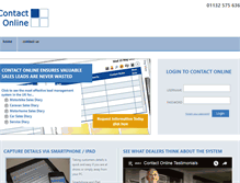 Tablet Screenshot of contactonline.co.uk